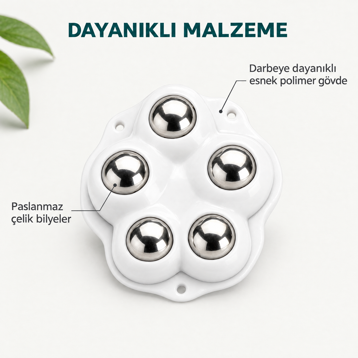 Wookie Roller Pro - dayanıklı malzeme, 5 çelik bilye