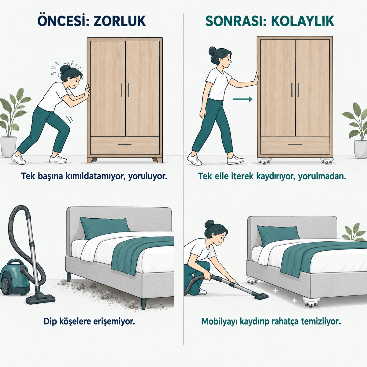 Wookie Roller Pro - öncesi ve sonrası
